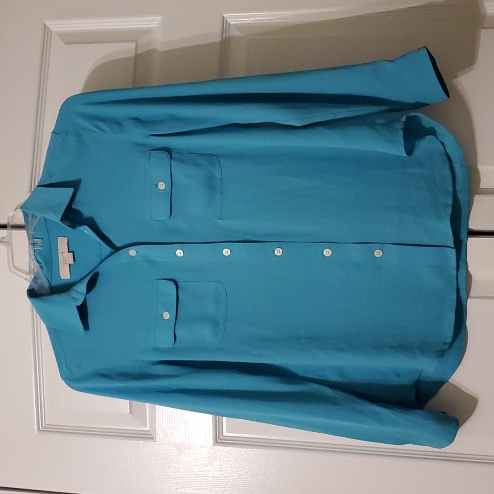 Loft Small Button-Down Blouse